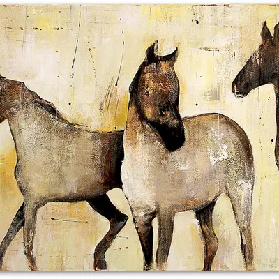 Obraz - konie - 60x90cm - g97039