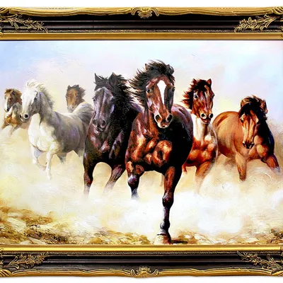 Obraz - konie - 80x110cm - g109202