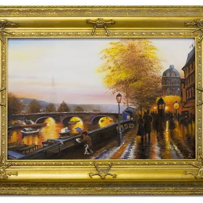 Paryż - most pont de bercy - 87x117 cm - g17464