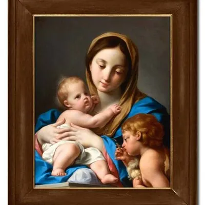 Religijne - święta panienka - 58x68 cm - g94579
