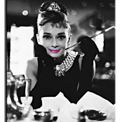 Audrey hepburn - uśmiech - 50x70 cm - g92694