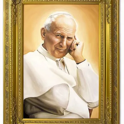 Papież jan paweł ii - człowiek wielkiego serca - 90x120 cm - g93951