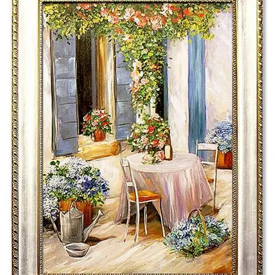 Architektura - kawiarenka - 64x84 cm - g93987