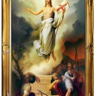 Droga krzyżowa - zmartwychwstanie - 75x105 cm - g01631