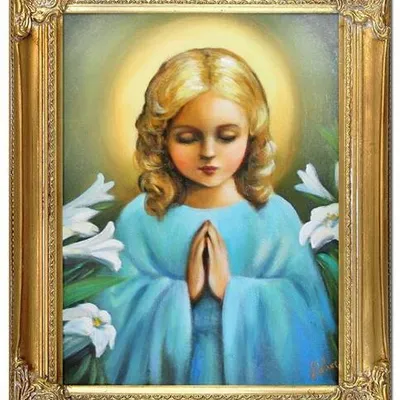 Inne religijne - aniołek - 40x50 cm - g06291