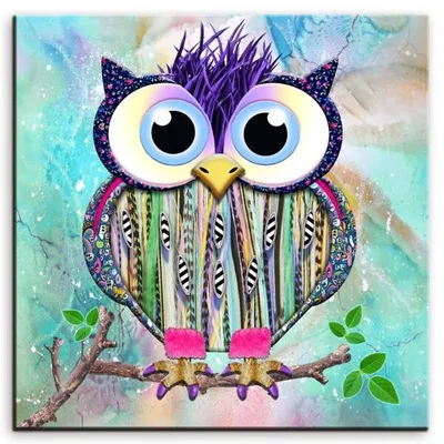 Sowy - sówka zosia - 60x60 cm - g93140