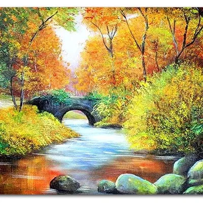 Obraz olejny - pejazaże - 50x70 cm - g119015