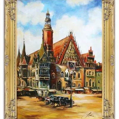 Wrocław - ratusz - 63x84 cm - g05448