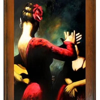 Ludzie - hiszpańskie rytmy - 82x112 cm - g14997