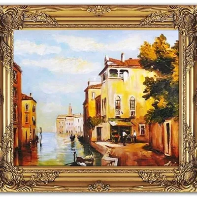 Wenecja - kanały i uliczki - 54x63 cm - g00084