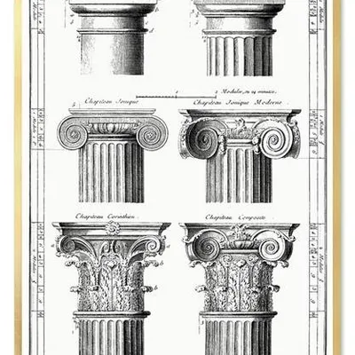 Obraz drukowany - architektura - 63x93 cm - g106415