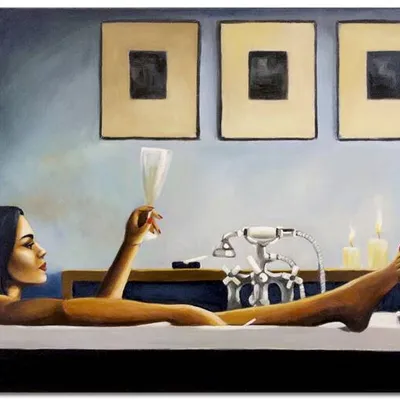 Jack vettriano - nightime rituals - 60x90cm - g15485