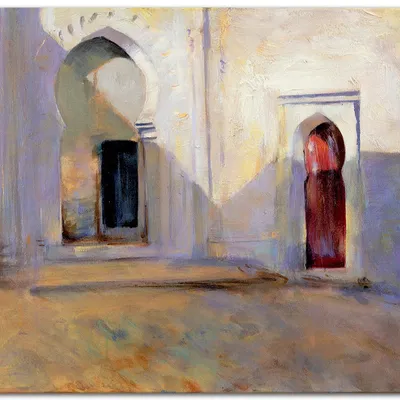 Obraz olejny - architektura - 50x70 cm - g116152