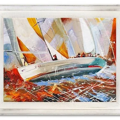 Marynistyka - w przechyle - 40x50 cm - g15819