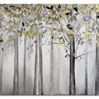 Drzewa we mgle - 60x90cm - g104519