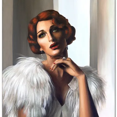 Obraz - art deco - 60x90cm - g118539