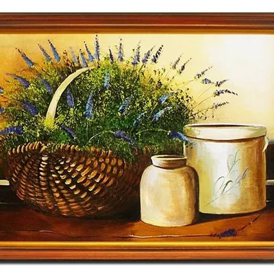Tradycyjna - koszyk lawendy - 75x105 cm - g15930