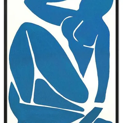 Obraz olejny - wielcy mistrzowie - henri matisse - niebieski akt - 53x73 cm - g114353