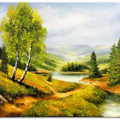 Obraz olejny - pejzaże - 50x70 cm - g119410
