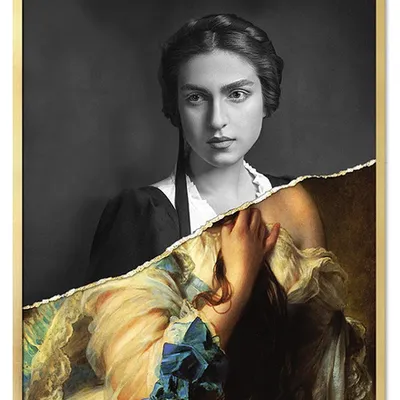 Obraz - abstrakcje - postacie - 53x73cm - g111754