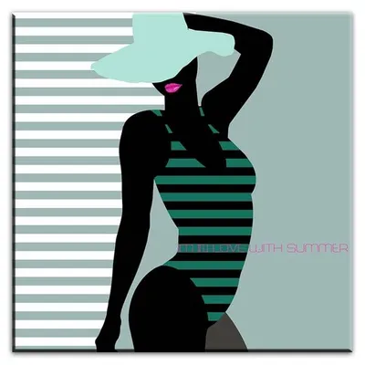 Pop art - letni kostium - 60x60 cm - g97003