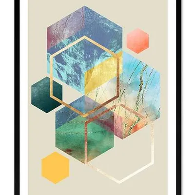 Obraz drukowany - abstrakcyjne - 63x93 cm - g109130