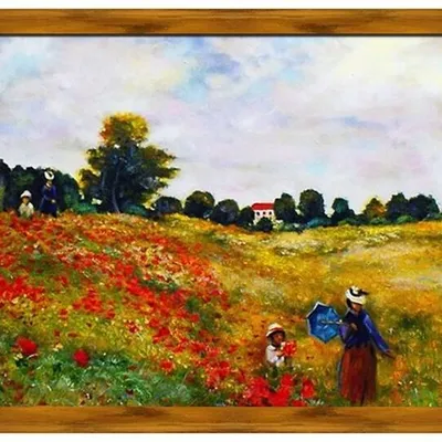 Claude monet - pole maków - 200x140 cm - g94783