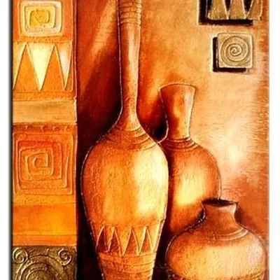 Nowoczesna - starorzymskie amfory - 50x70 cm - g01635