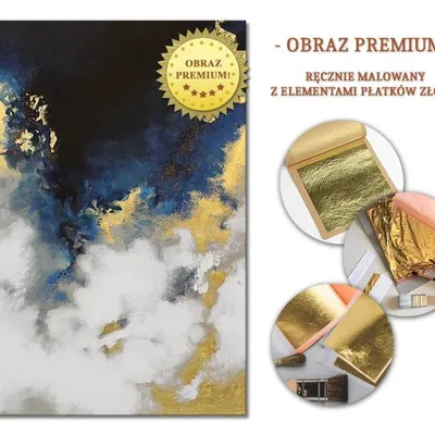 Obraz olejny - abstrakcyjne - 60x90 cm - g107212