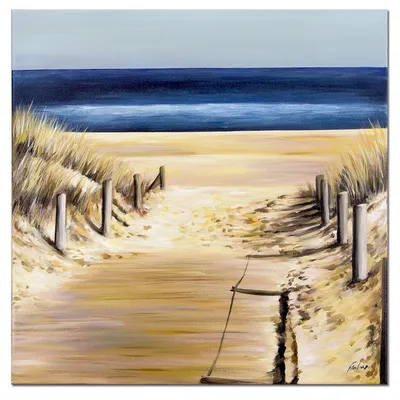 Obraz olejny - pejzaż nowoczesny - 60x60 cm - g116168