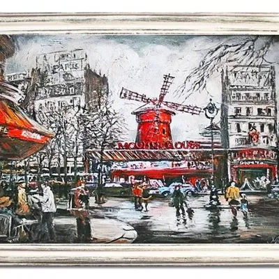 Paryż - moulin rouge - 63x83 cm - g00997