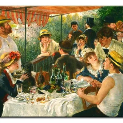 Pierre auguste renoir - śniadanie wioślarzy - 50x70 cm - g92576