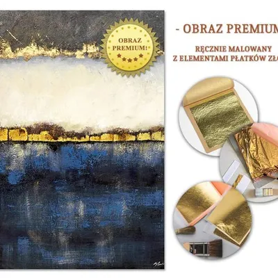 Obraz olejny - abstrakcyjne - 60x90 cm - g107171