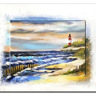 Marynistyka - latarnia żeglarzy - 45x56 cm - g04534
