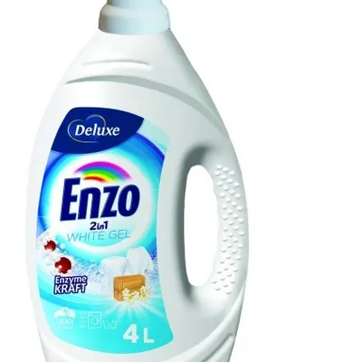 Deluxe enzo żel do prania białego 4 l