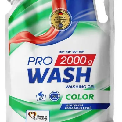 Pro wash żel do prania color doypack 2000 g