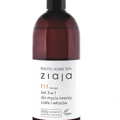 Ziaja baltic home spa fit żel do mycia twarzy,ciała i włosów mango 500 ml