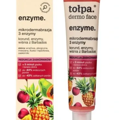 Tołpa dermo face enzyme mikrodermabrazja 3 enzymy usuwająca zaskórniki 40 ml