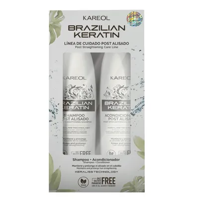 Kareol brazilian keratin post shp + cond. 2x 300ml