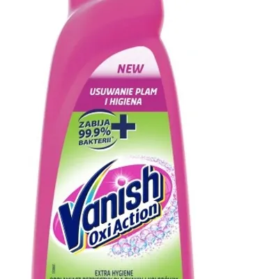 Vanish oxi action extra hygiene dezynfekujący odplamiacz do tkanin w płynie 500 ml