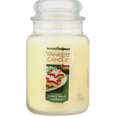 Yankee candle large jar christmas cookie 623g