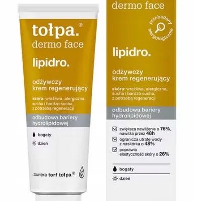 Tołpa dermo face lipidro krem regeneracyjny bogaty na dzień 40 ml