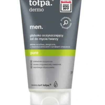 Tołpa dermo men pure głęboko oczyszczający żel do mycia twarzy 150 ml
