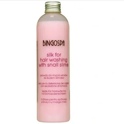 Bingospa jedwab do mycia włosów ze śluzem ślimaka 300ml