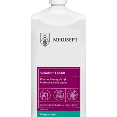 Medisept velodes cream aloe vera delikatny krem do pielęgnacji skóry rąk i ciała 500 ml