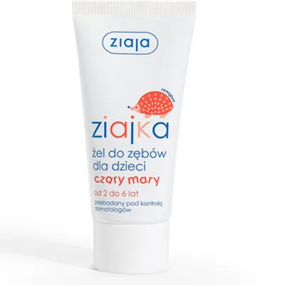 Ziajka pasta do zębów dla dzieci czary mary od 2 do 6 lat