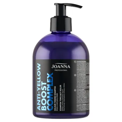 Joanna professional anti-yellow boost complex szampon tonujący kolor 500 g