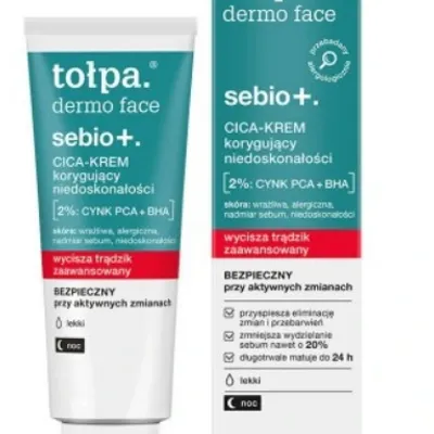Tołpa dermo face sebio krem korygujący na noc 40 ml