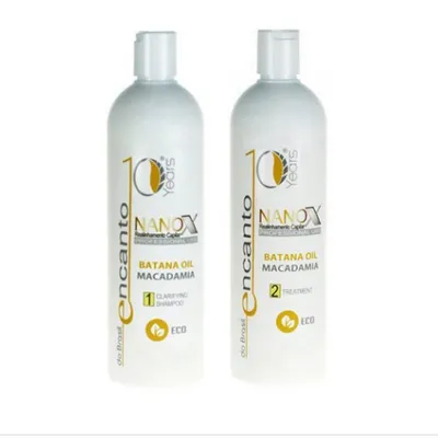 Encanto do brasil nanox keratyna + szampon 2 x 236ml