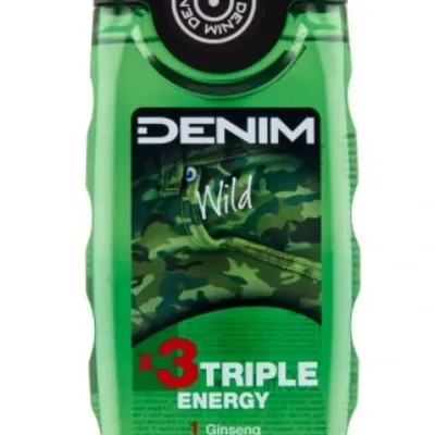 Denim wild żel pod prysznic x3 triple energy 250 ml